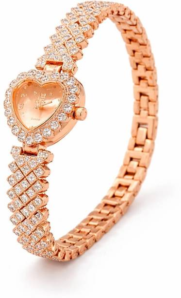 Rimsha Enterprises Heart Shape Dial Classic Analog Watch  - For Women