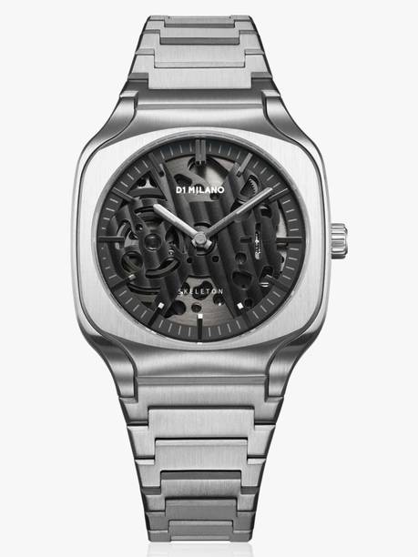 Grey Skeleton Dial Analog Watch - For Men & Women SLBJ01