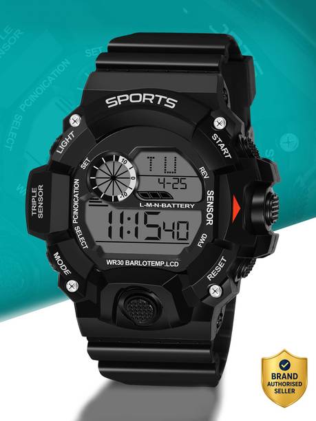Date Alarm Calendar Shockproof es for Unisex Analog Watch  - For Boys & Girls KID-7003