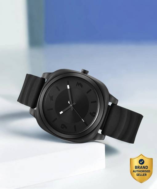 Hype All Black Analog Watch - For Men & Women 68034PP03W