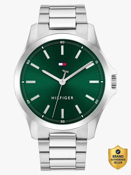 Tommy Hilfiger Quartz Green Round Dial Men's Watch / Analog Watch  - For Men TH1710672