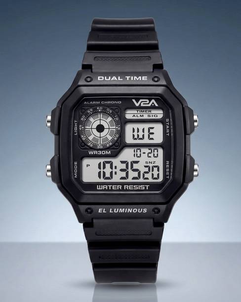 Digital Watch - For Men & Women Trendy Stylish Lightweight Popular Design Water-Resistant Date Alarm