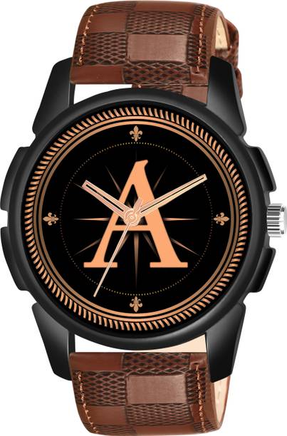 Red Robin Alpha Heritage Collection A Brown Strap Watch for Man & Boys Analog Watch  - For Men