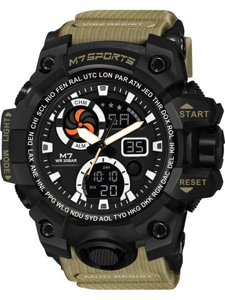 M7-Adventure-Expedition-Series Analog-Digital Watch - For Men M7-8026-KHAKI-RUGGED-TACTICAL-SPORTS