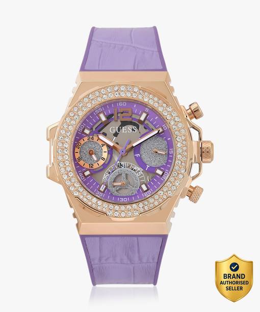 Lavender Dial Analog Watch  - For Women GW0553L6