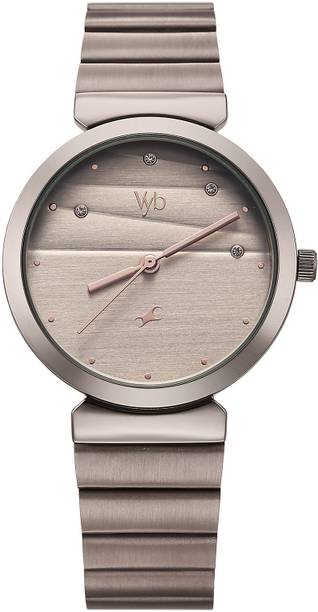 Fastrack Vyb Charmer Quartz Brown Round Dial Women's Watch Analog Watch - For Women FV60078QM01
