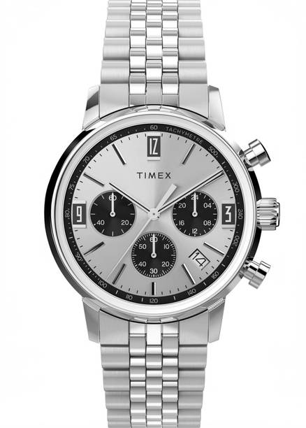 Marlin Round 40mm Silver Dial Analog Watch - For Men TW2W10400UJ