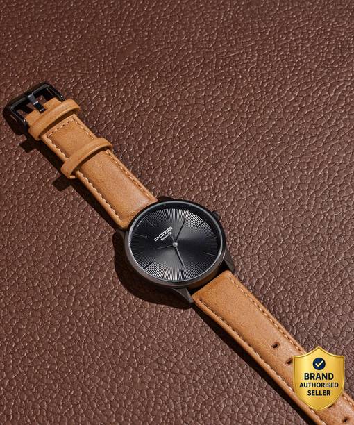 Poze - Leather Analog Watch - For Men SP70046NL01W