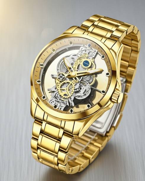Luxury Skeleton Automatic Mechanical Watch Analog Watch  - For Men SKEL-MECH-66