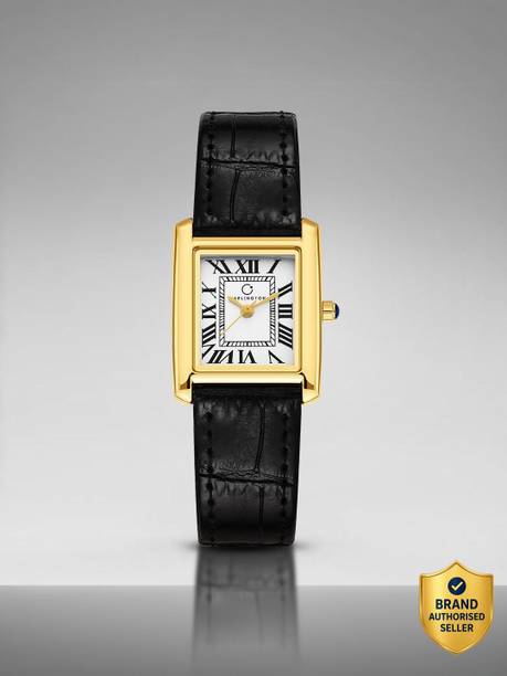 Carlington Series Premium Ladies Wrist Watches Analog Watch - For Women CT 208 Black