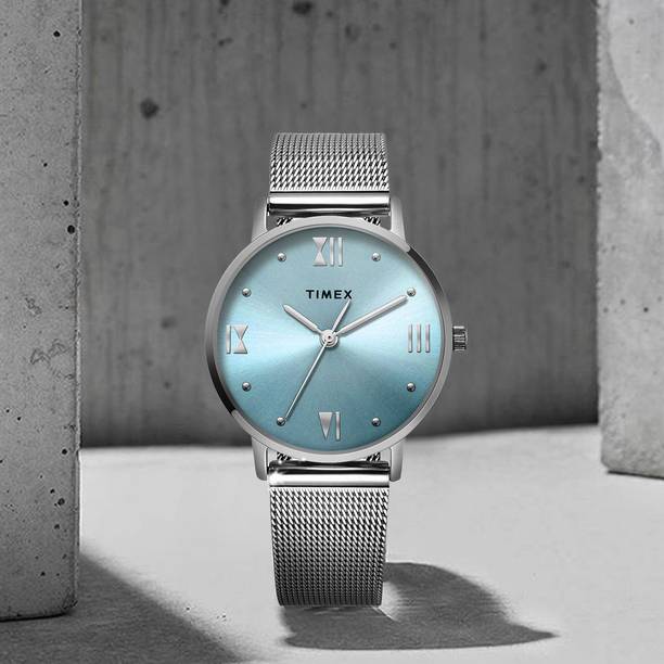 3Hands, Blue Dial Analog Watch - For Women TWEL15623