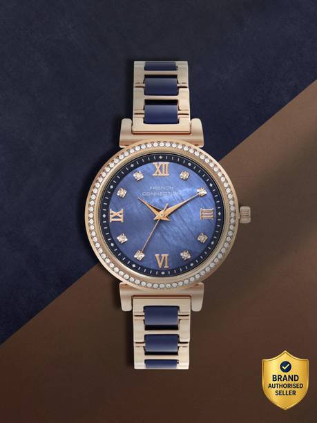 NOBILIS Blue Round Dial | Analog Watch for Women's Analog Watch - For Women FCB13URGM