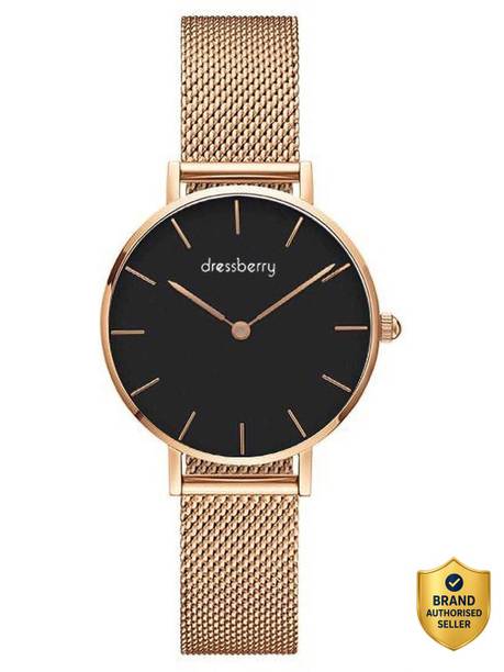Dressberryb Premium Aritocrat Black Round Dial Women's & Girl's Analog Watch - For Women 336KKM02
