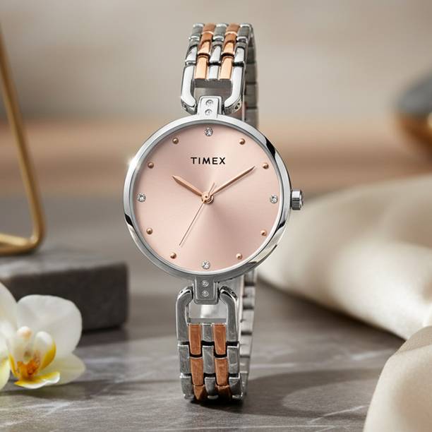 Rose Gold Dial Analog Watch - For Women TWEL276SMU03T