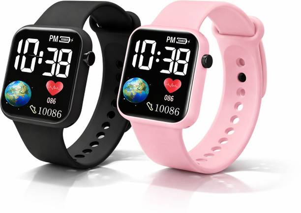 earth digital led watch for kids Combo Digital Watch  - For Boys & Girls Kids_LED_Earthwatch
