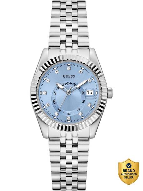 Ice Blue Round Dial Analog Watch  - For Women GW0936L1