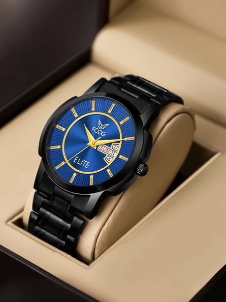 Day and Date Display Analog Watch - For Men 2506-Blue