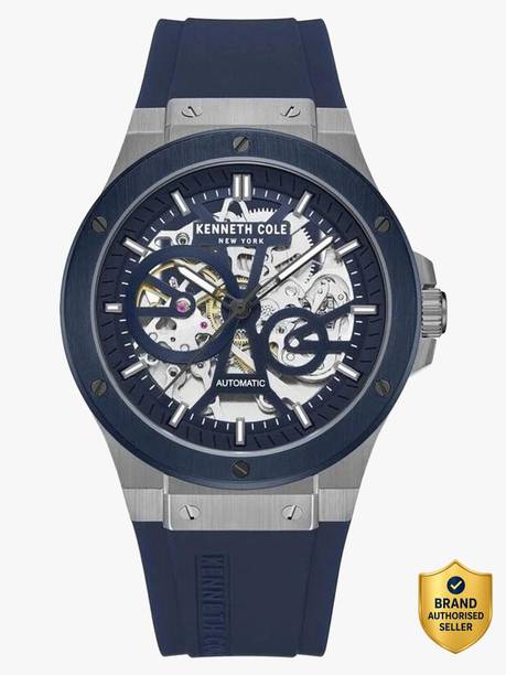 Kenneth Cole Automatic Blue Dial Blue Silicone Strap Analog Watch - For Men KCWGR0033504MN|KCWGR0033504MN|NTKCWGZ0080803MN