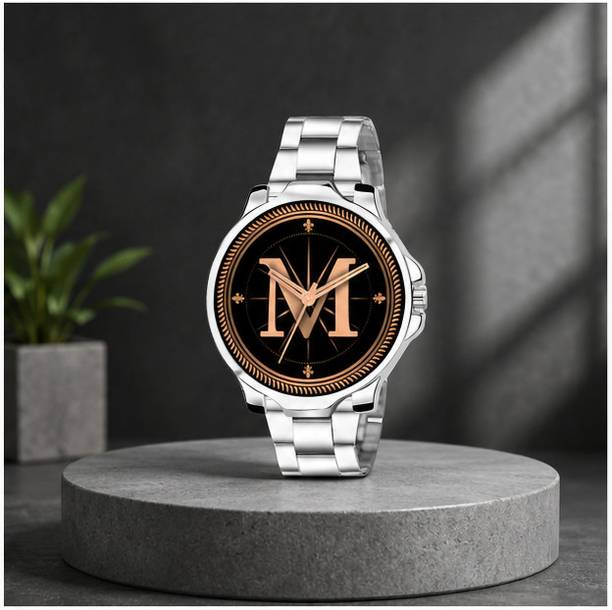 Atix ALPHA-M-3K-SIL-CHAIN-at77 ALPHA-M-3K-SIL-CHAIN-at77 Analog Watch  - For Men