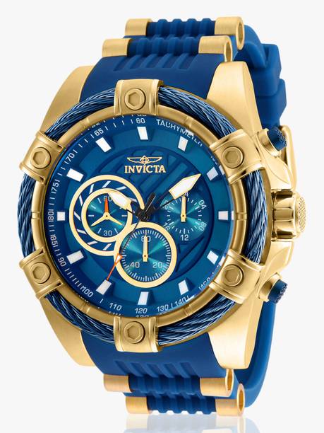 Bolt Chronograph Quartz Blue Dial Analog Watch - For Men 25527