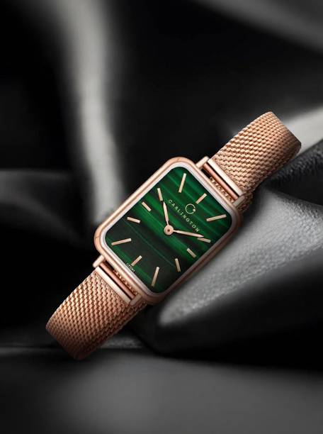 carlington ct 2041 rosegreen iconic series premium ladies wrist watches analog watch women