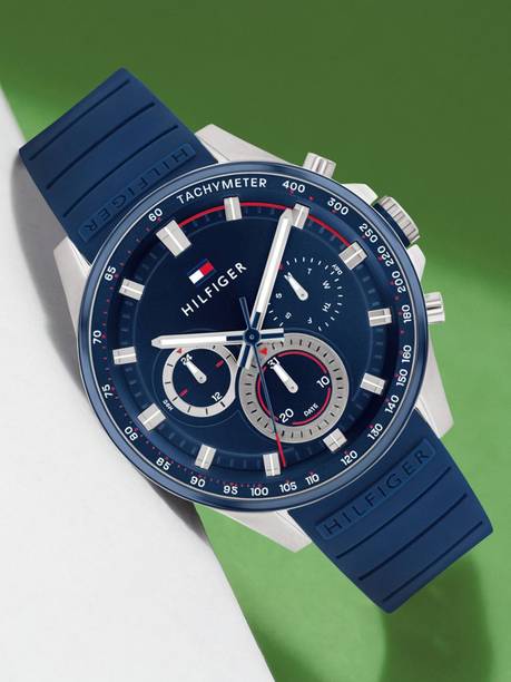 Tommy Hilfiger Multifunction Blue Dial Blue Silicone Strap Analog Watch - For Men NETH1791970,TH1791970,NTTH1791970