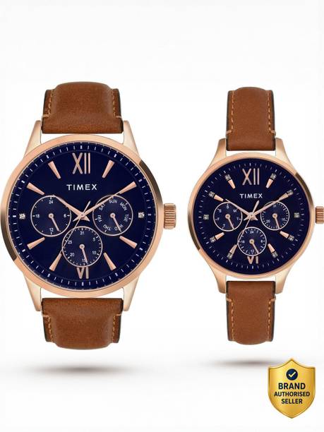 Trendline Round 44mm Blue Dial Analog Watch  - For Men & Women TW00PR302