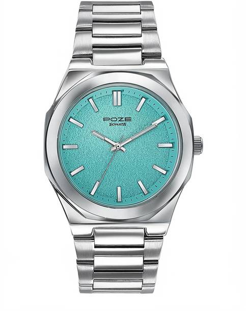 Sonata Poze Beach Pop Quartz Blue Round Dial Men's Watch Analog Watch - For Men SP70071SM01,SP70071SM01W