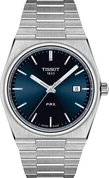 TISSOT 1853 Tissot PRX Quartz Blue Dial Men's Watch T137.410.11.041.00 TISSOT PRX Quartz Blue Dial Analog Watch  - For Men