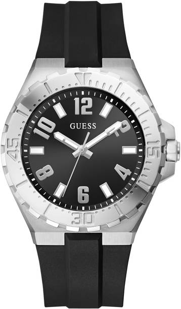GUESS GW0906G1 Black Round Analog Watch  - For Men