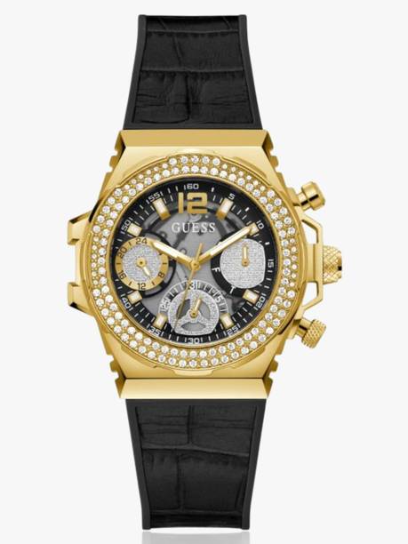 Black Dial Analog Watch - For Women GW0553L4