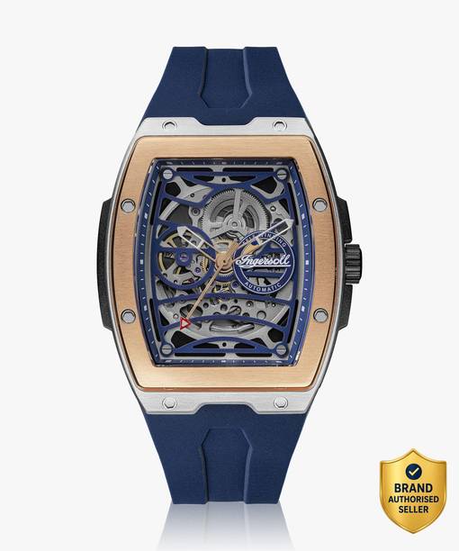 Automatic Blue Skeleton Dial With Lifetime Warranty Analog Watch  - For Men I12304