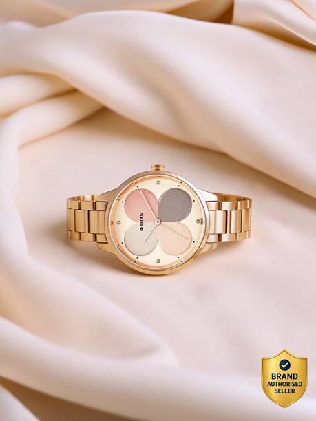 Titan Glam It Up Multicoloured Dial RoseGold Stainless Steel Strap Analog Watch - For Women NT2648WM02,NDTH1782378W,2648WM02,NU2648WM02