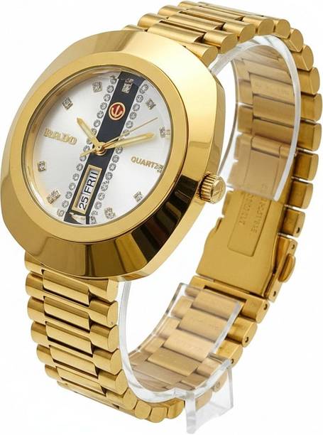 QUANTEX RAD_gOlDeN_wHiTe_dIaL Analog Watch - For Men RAD_gOlDeN_wHiTe_dIaL Analog Watch  - For Men