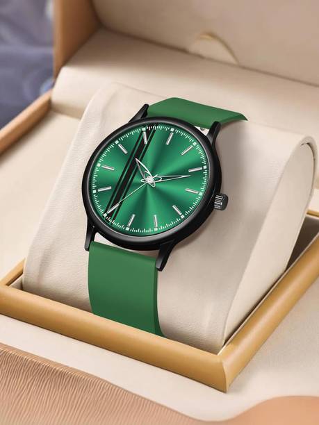 Analog Watch  - For Men PZ - Vertical Dial Silicone Strap
