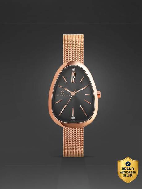 Carlington Iconic Series Premium Ladies Wrist Watches Analog Watch - For Women CT 2047 RoseBlack