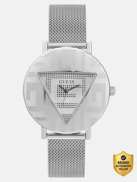 GUESS Silver Dial Analog Watch  - For Women