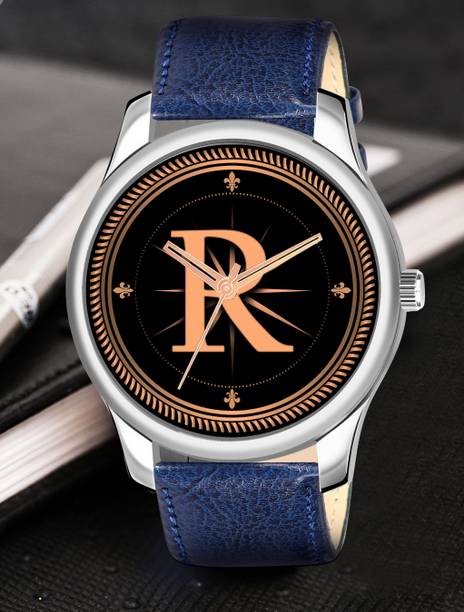 Red Robin ALPHA-R-NEWAVO-SIL-BLU-L-1 Alpha Heritage Collection R Blue Strap Watch for Man & Boys Analog Watch  - For Men