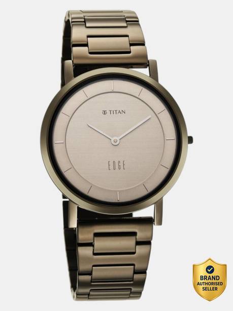 Titan 1595Q M01-DK409- EDGE Analog Watch - For Men 1595QM01