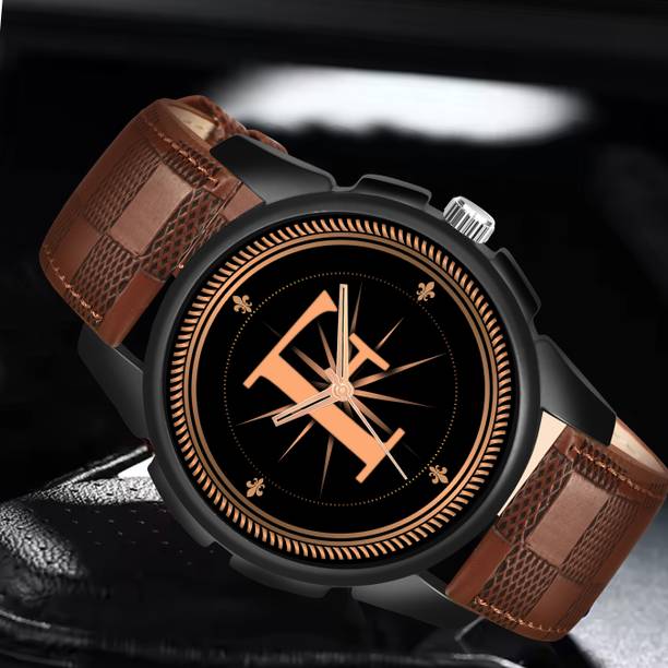 Red Robin ALPHA-F-J16-BLK-BRW-CHL-1 Alpha Heritage Collection F Brown Strap Watch for Man & Boys Analog Watch  - For Men