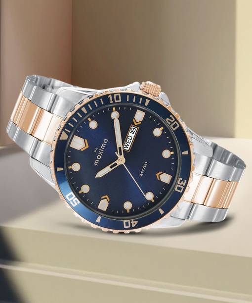 Attivo Rose Gold Analog Watch - For Men O-68630CMGT