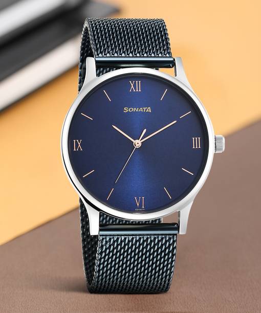 SONATA Blues Blues Analog Watch  - For Men