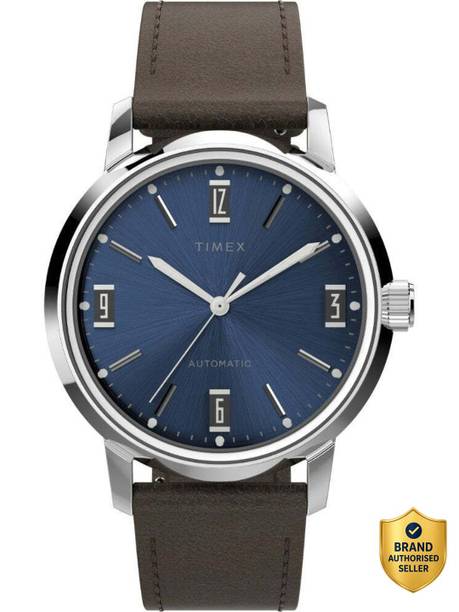 Marlin Round 42mm Blue Dial Analog Watch  - For Men TWEG26710
