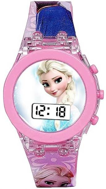 Styleflix pink barbi princess kids watch Digital Watch  - For Men