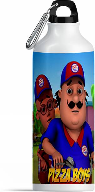 PrintingZone Motu Patlu Sipper Motu Patlu Water Bottle For boys Girls (AB) 600 ml Water Bottle