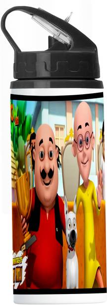Printwala Motu Patlu Character Sipper Bottle Perfect for School & Outdoor Adventures71 600 ml Water Bottle