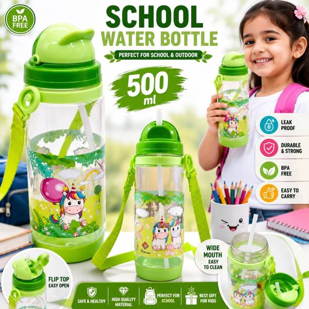 Manish Enterprises RAJJA GREEN 501 500 ml Water Bottle