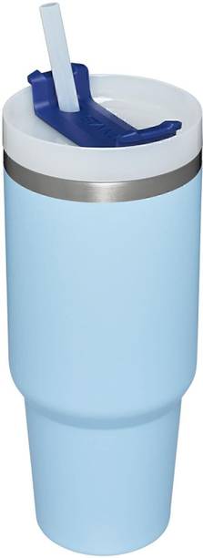 Stanleyy Stanley Quencher H2.0 40oz Insulated Blue Tumbler with Straw & Handle 1200 ml Water Bottle