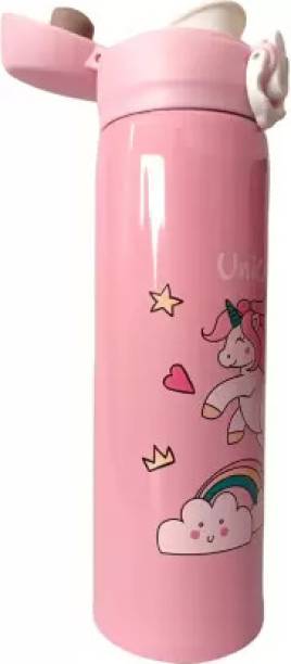 Vellora Unicorn Stainless Steel Water Bottle, Leak-Proof Bottle for Kid Travel Gym Girls 500 ml Water Bottle