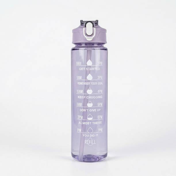 DRNENTERPRISE Motivational Water Bottle 1 Liter 1000 ml Water Bottle